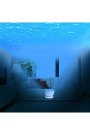Dalga Görünümlü Projektör Okyanus Gece Lambası